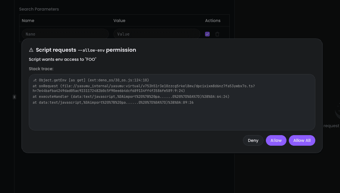 Permission Prompt