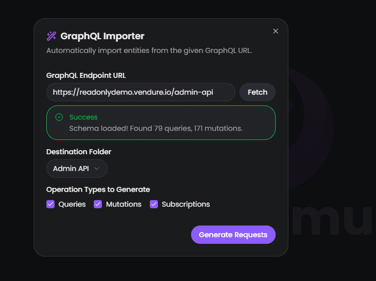 graphql-entity-importer