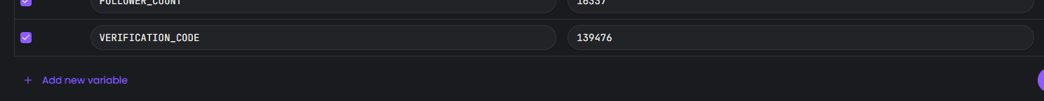 Environment Variable